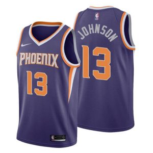 Herren 2019-20 Phoenix Suns Trikot #13 Cameron Johnson Icon Lila Swingman