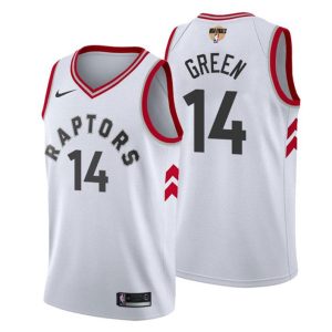 Herren Association 2019 NBA Finals Toronto Raptors Trikot Danny Grün Weiß