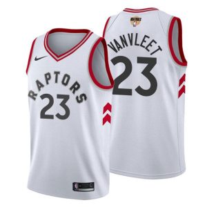 Herren Association 2019 NBA Finals Toronto Raptors Trikot Fred VanVleet Weiß