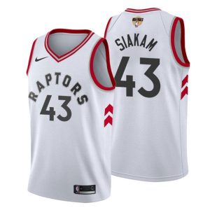 Herren Association 2019 NBA Finals Toronto Raptors Trikot Pascal Siakam Weiß