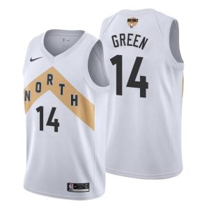 Herren City 2019 NBA Finals Toronto Raptors Trikot Danny Grün Weiß