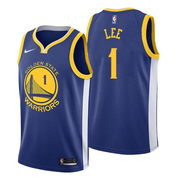 Herren Golden State Warriors Trikot #1 Damion Lee Icon Royal Swingman