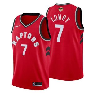 Herren Icon 2019 NBA Finals Toronto Raptors Trikot Kyle Lowry Rot