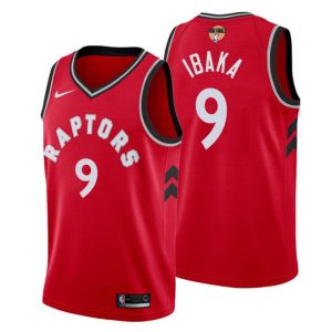 Herren Icon 2019 NBA Finals Toronto Raptors Trikot Serge Ibaka Rot