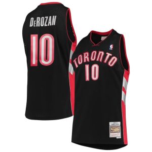 Herren Mitchell & Ness DeMar DeRozan Schwarz Toronto Raptors Trikot 2012-13 Hardwood Classics Swingman