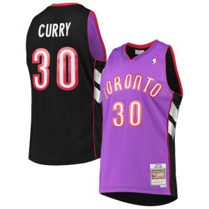 Herren Mitchell & Ness Dell Curry Lila Toronto Raptors Trikot 200102 Hardwood Classics Swingman