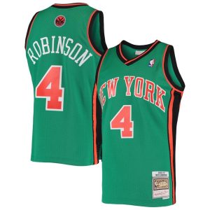 Herren Mitchell & Ness Nate Robinson Grün New York Knicks Trikot Hardwood Classics Swingman