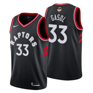 Herren Statement 2019 NBA Finals Toronto Raptors Trikot Marc Gasol Schwarz