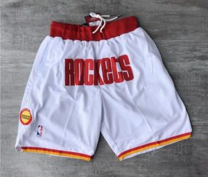 Houston Rockets Basketball Weiß Just Don Shorts
