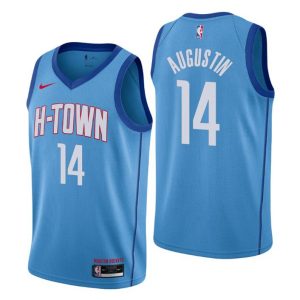 Houston Rockets Trikot #14 D.J. Augustin Swingman Blau City Edition 2021