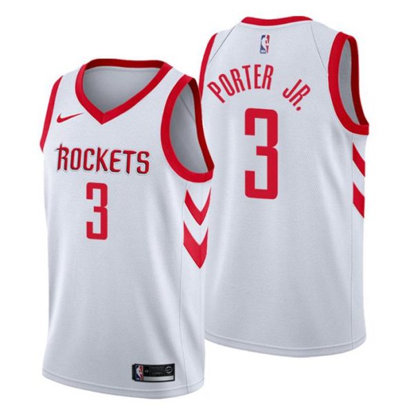 Houston Rockets Trikot #3 Kevin Porter Jr. Swingman Weiß Association Edition 2021