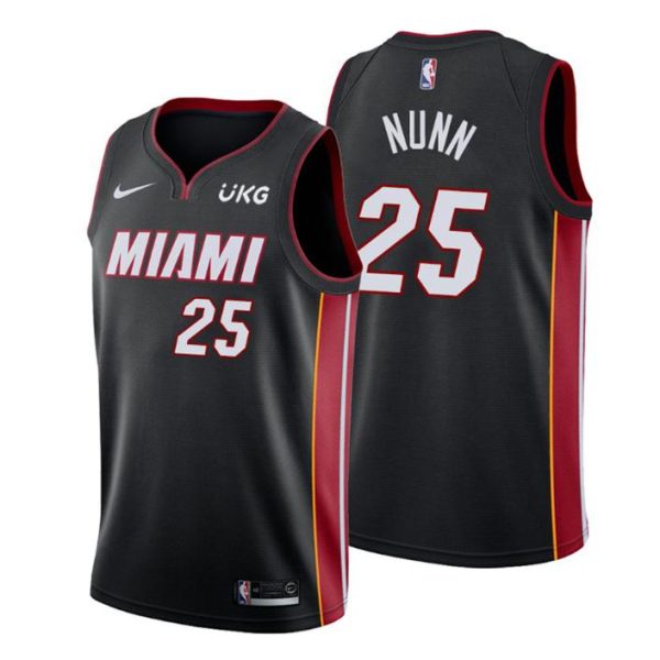 Icon Edition #25 Kendrick Nunn Swingman Schwarz Miami Heat Trikot