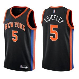 Immanuel Quickley 5 New York Knicks Trikot Nike City Edition 2022-23 Swingman Herren