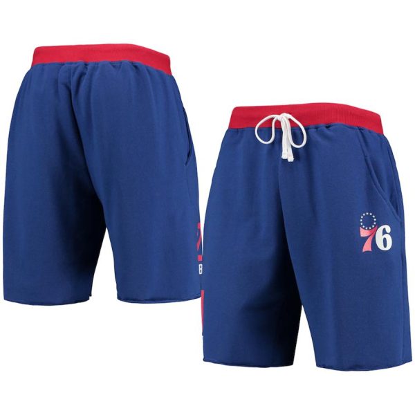 Joel Embiid Philadelphia 76ers Name & Number Shorts – Royal