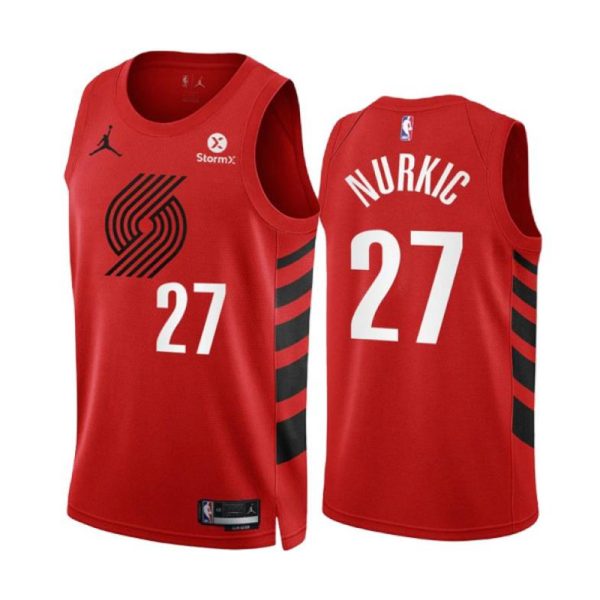 Jusuf Nurkic 27 Portland Trail Blazers Trikot Statement Edition 2022-23 Rot Version Swingman Herren