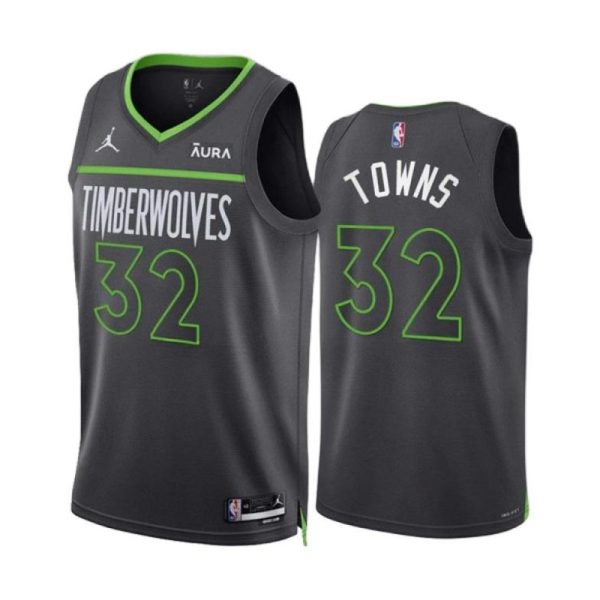 Karl Anthony Towns 32 Minnesota Timberwolves Trikot Jordan Statement Edition 2022-23 Swingman Herren