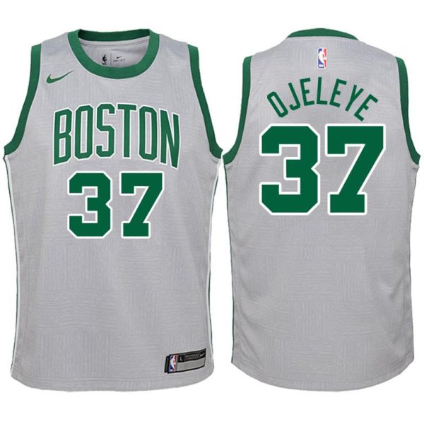 Kinder Boston Celtics Trikot #37 Semi Ojeleye Grau Swingman – City Edition