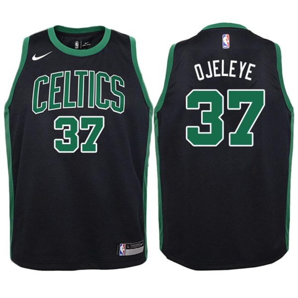 Kinder Boston Celtics Trikot #37 Semi Ojeleye Schwarz Swingman -Statement Edition