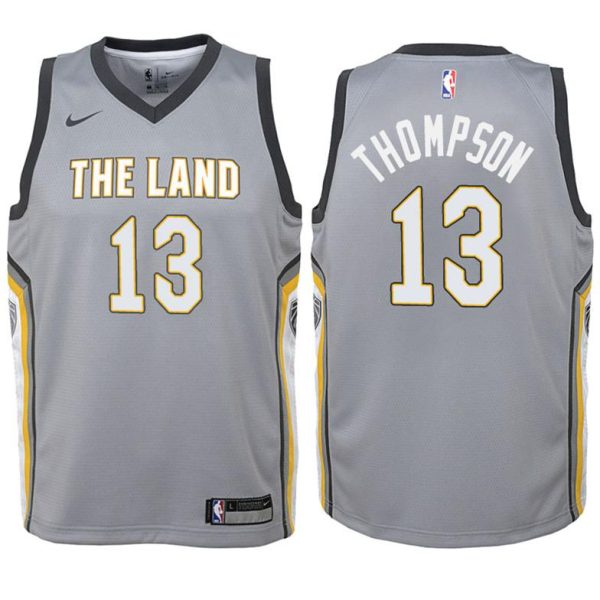 Kinder Cleveland Cavaliers Trikot #13 Tristan Thompson Grau Swingman – City Edition