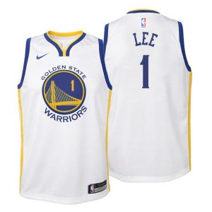 Kinder Golden State Warriors Trikot #1 Damion Lee Association Weiß Swingman