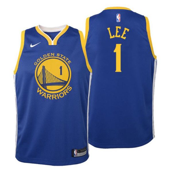 Kinder Golden State Warriors Trikot #1 Damion Lee Icon Royal Swingman