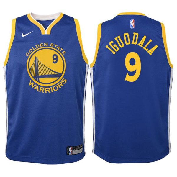 Kinder Golden State Warriors Trikot #9 Andre Iguodala Blau Swingman -Icon Edition