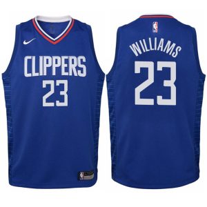 Kinder Los Angeles Clippers Trikot #23 Lou Williams Blau Swingman -Icon Edition