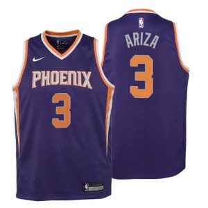 Kinder Phoenix Suns Trikot #3 Trevor Ariza Icon Edition Lila Swingman