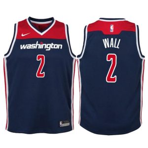Kinder Washington Wizards Trikot #2 John Wall Navy Swingman -Statement Edition