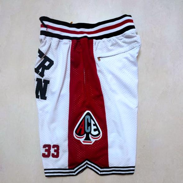 Kobe Bryant 33 Lower Merion Weiß Shorts