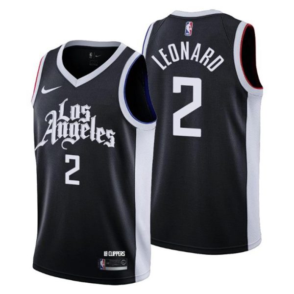 Los Angeles Clippers Trikot City Edition Kawhi Leonard 2 Schwarz 2020-21