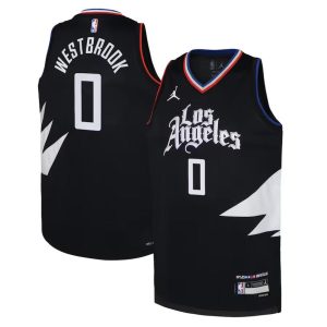 Los Angeles Clippers Trikot Jordan Statement Edition Swingman 22 – Schwarz – Russell Westbrook – Kinder