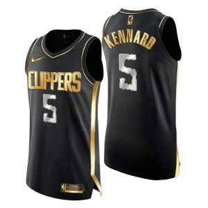 Los Angeles Clippers Trikot Luke Kennard Golden Edition Schwarz