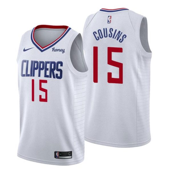 Los Angeles Clippers Trikot No. 15 DeMarcus Cousins Weiß Swingman Association Edition