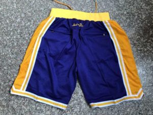 Los Angeles Lakers Basketball Royal Just Don Shorts