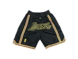 Los Angeles Lakers Basketball Schwarz Just Don Shorts