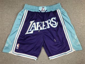 Los Angeles Lakers City Edition Lila shorts1