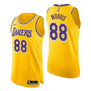 Los Angeles Lakers Trikot #88 Markieff Morris Authentic Icon Edition Gold
