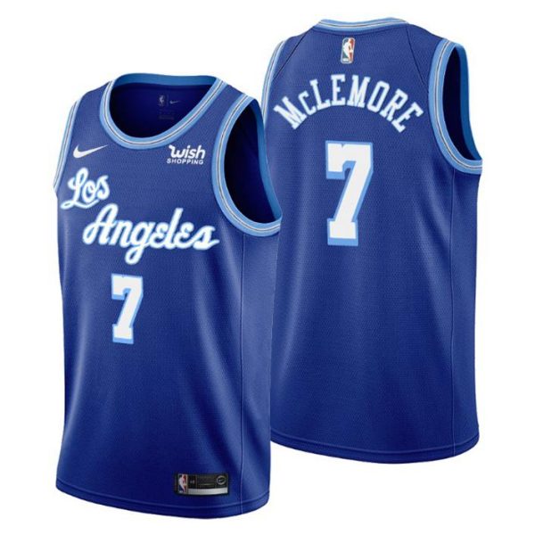 Los Angeles Lakers Trikot Hardwood Classics Ben McLemore No. 7 Royal Swingman