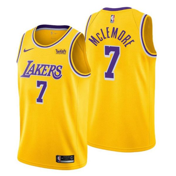 Los Angeles Lakers Trikot Icon Edition Ben McLemore No. 7 Gold Swingman