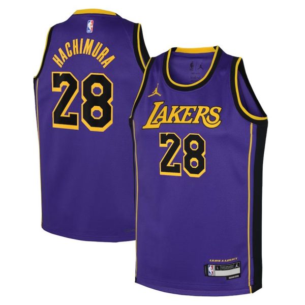 Los Angeles Lakers Trikot Jordan Statement Edition Swingman 22 – Lila – Rui Hachimura – Kinder