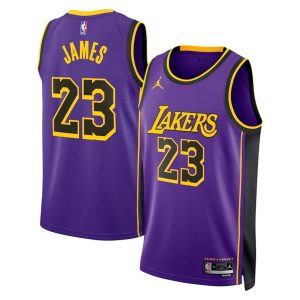 Los Angeles Lakers Trikot Jordan Statement Edition Swingman – Lila – Lebron James