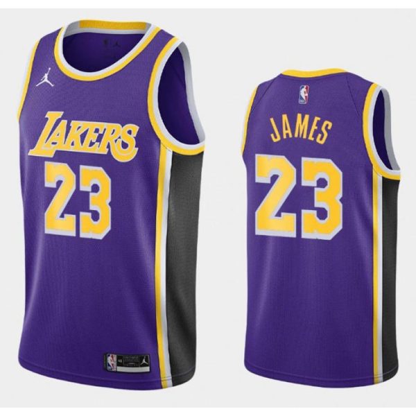 Los Angeles Lakers Trikot LeBron James 23 2020-2021 Jordan Brand Statement Edition Swingman