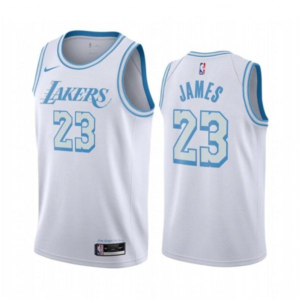 Los Angeles Lakers Trikot LeBron James 23 2020-21 City Edition Swingman