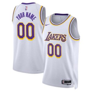 Los Angeles Lakers Trikot Nike Association Swingman – Benutzerdefinierte
