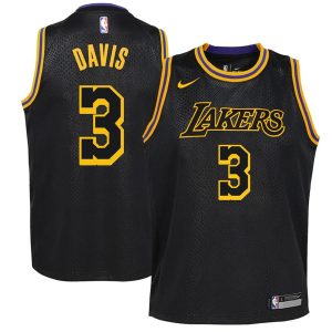 Los Angeles Lakers Trikot Nike Classic Edition Swingman – Schwarz – Anthony Davis – Kinder