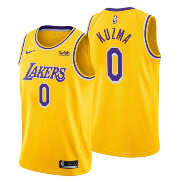 Los Angeles Lakers Trikot No. 0 Kyle Kuzma Gold Icon Edition