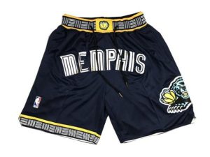 Memphis Grizzlies 202122 City Edition Navy Shorts