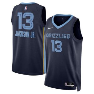 Memphis Grizzlies Trikot Nike Icon Edition 2022-23 Swingman Navy Version Jaren Jackson JR 13 Herren