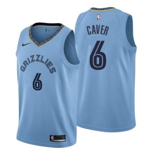 Memphis Grizzlies Trikot Statement Edition Ahmad Caver 6 Light Blau